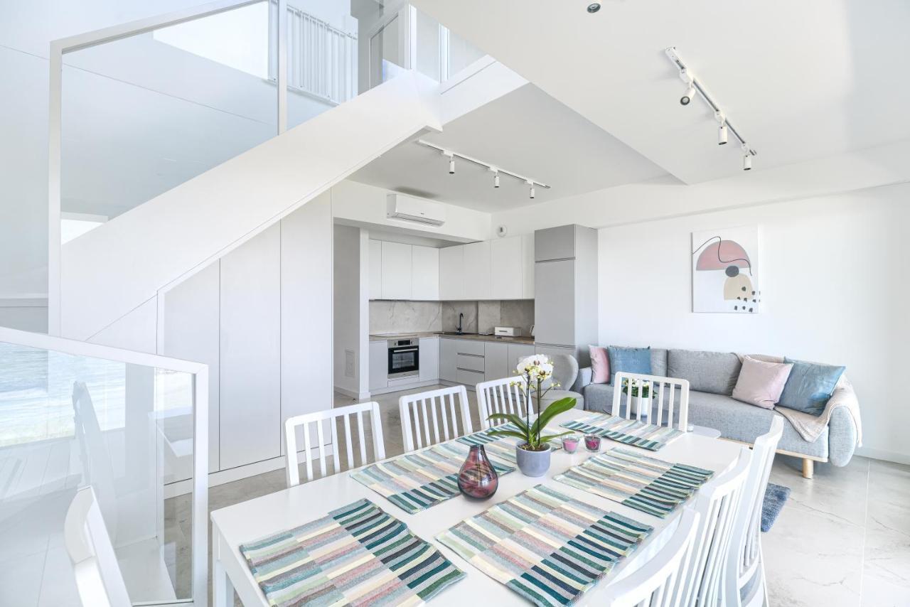 Penthouse Z Widokiem Na Morze Apartman Darlowko Kültér fotó